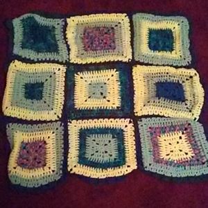 Hand made crocheted blanket
